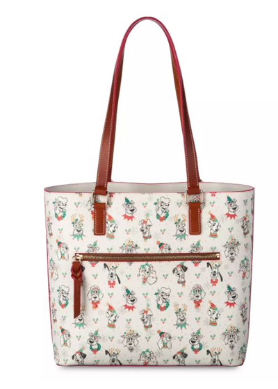 Disney Parks Disney Dogs ''Santa Paws'' Dooney & Bourke Tote Bag New With Tag