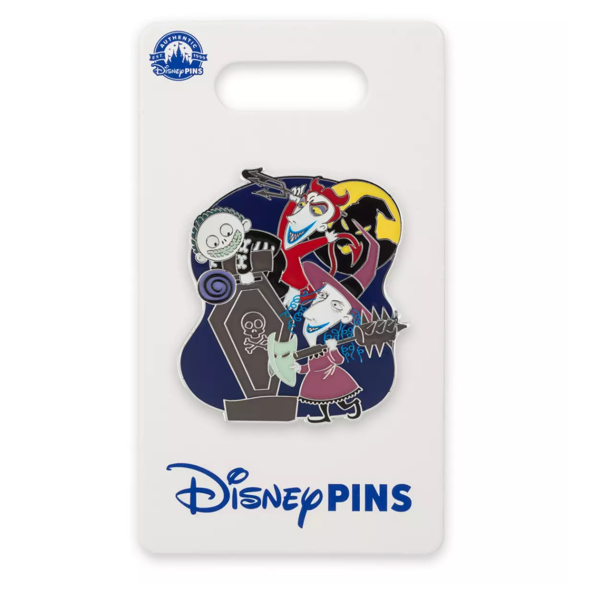 Disney Parks The Nightmare Before Christmas Lock Shock Barrel Pin New with Card