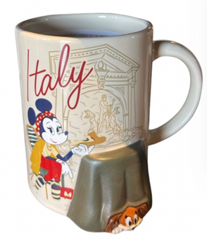 Disney Parks Epcot World Italy Minnie Mouse Coffee Mug New With Tag