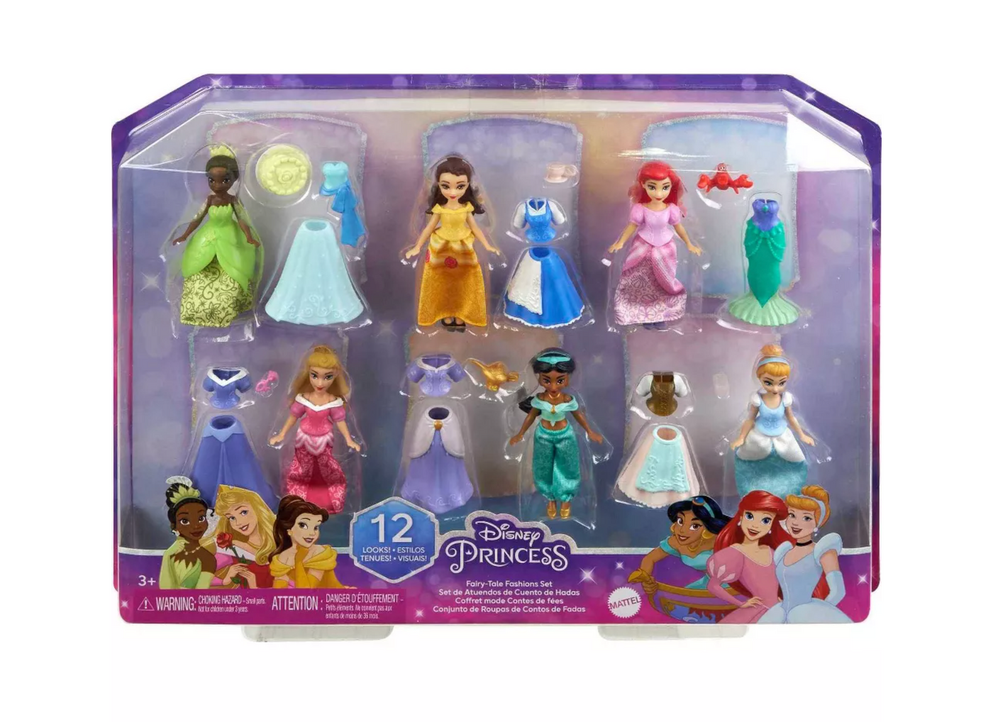 Princess Magic Clip Dolls Disney Princess Doll Pack Of Disney