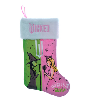 Ruz Wicked Christmas Stocking Plush Not Your Basic Witch New with Tag