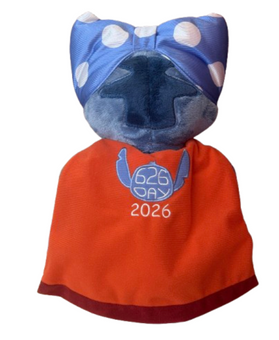 Disney Parks Stitch "Super Hero" 626 Day Plush Doll Toy New With Tag