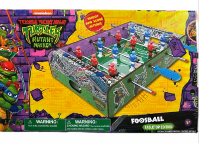 Teenage Mutant Ninja Turtles Mutant Mayhem Foosball Tabletop Edition Toy New