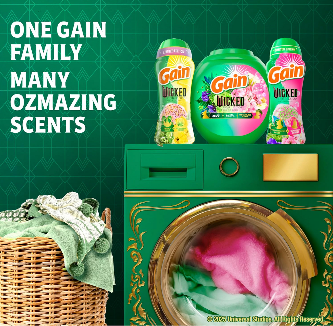 Gain In Wash Laundry Scent Booster Wicked For Good Limited Edition New