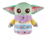 Star Wars The Mandalorian Grogu with Sweater with Easter Egg Print Plush New