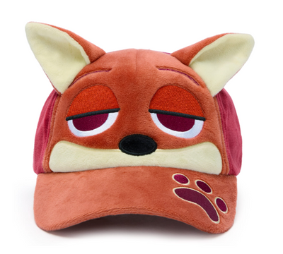 Disney Parks Zootopia 2 Nick Wilde Plush Baseball Hat Cap New With Tag