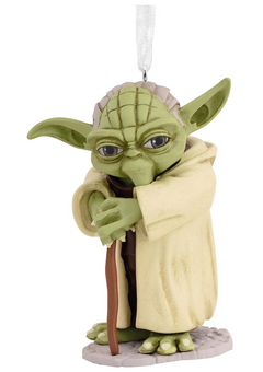 Hallmark Star Wars The Clone Wars Yoda Christmas Ornament New with Box