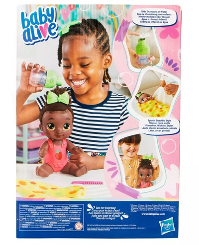 Baby Alive Shampoo Snuggle Berry Doll Toy New with Box