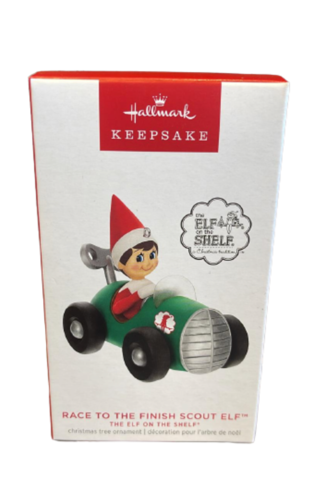 Hallmark 2023 Keepsake Race to the Finish Scout Elf Christmas Ornament New Box