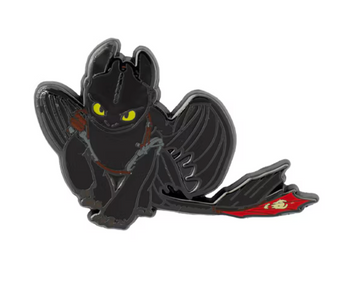Universal Studios How To Train Your Dragon Toothless Focus Pin New With Tag
