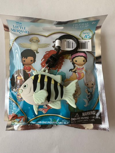 Disney The Little Mermaid Live Action Flounder Figural Bag Clip New with Tag