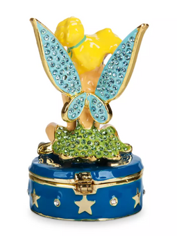 Disney Parks Tinker Bell Trinket Box by Arribas Brothers New with Box