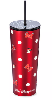 Disney Parks Minnie Mouse Stainless Steel Starbucks Tumbler WDW New With Tag