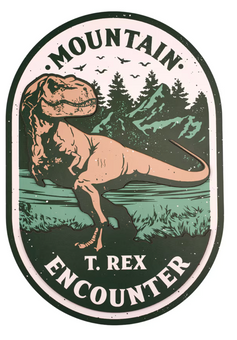 Universal Studios Jurassic World "T. Rex Encounter" Wall Decor New With Tag