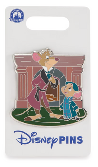 Disney Parks Basil and Olivia The Great Mouse Detective 40th Pin New with Card