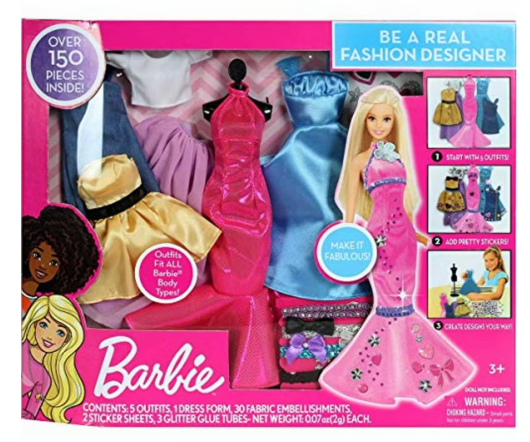 Barbie Be A Real Fashion Designer: Design Your Own Barbie Doll New