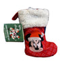 Disney Minnie Santa Gummy Snowmen and Trees Stocking Plush Ornament New w Tag