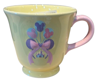 Disney Parks Fantasyland Mickey Mouse Balloons and Castle Coffee Mug New w Tag