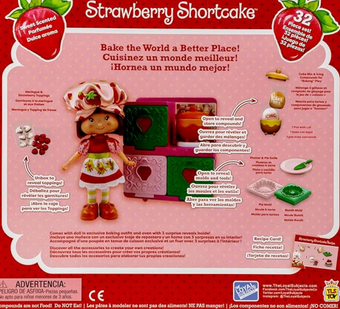 TLSToy Strawberry Shortcake Berry 5.5" Doll & Bake Shoppe Playset 32pc. NEW+BOX