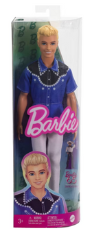 Barbie 12.7" Fashionistas Blonde Hair/ Blue Eyes Doll Western Look New With Tag
