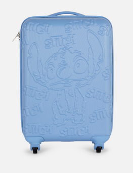 Disney Primark Embossed Stitch Blue 21" Cabin Approved Luggage Suitcase New Tag