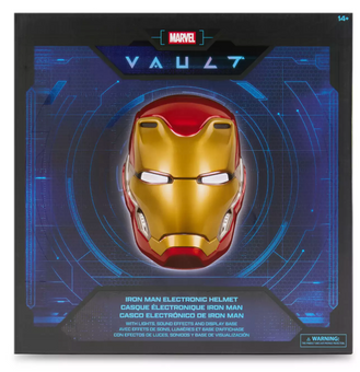 Disney Parks Iron Man LXXX Electronic Helmet Vault Light and Sound New With Tag