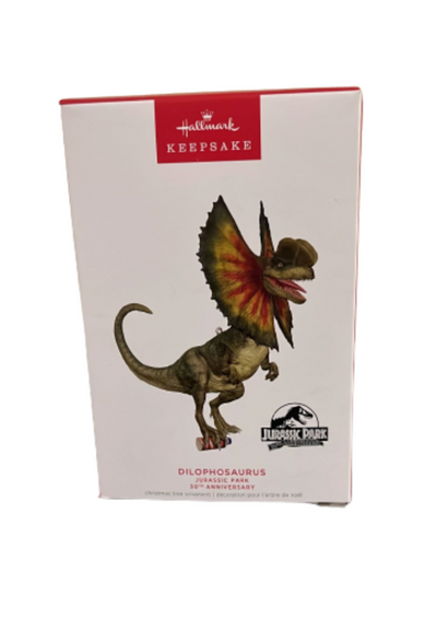 Hallmark 2023 Keepsake Jurassic Park 30th Dilophosaurus Christmas Ornament New