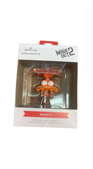 Hallmark Disney Inside Out 2 Anxiety Christmas Ornament New With Box