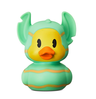 Disney Easter Green Stitch Duckz Rubber Ducky Bath Toy New with Tag