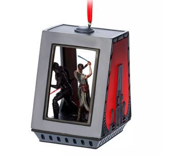 Disney Parks Star Wars Rey and Kylo Ren Sketchbook Christmas Ornament New W Tag