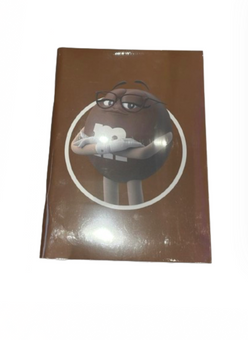 M&M's World Brown Character Silhouette Set of 2 Notebook New sealed