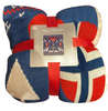 Disney Parks Epcot Norway Mickey Mouse Throw Blanket New With Tag