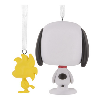 Hallmark Funko POP! Peanuts Snoopy Woodstock Christmas Ornament New With Box