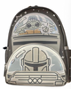 Disney Parks Star Wars Mandalorian Child Yoda Loungefly Mini Backpack New W Tag
