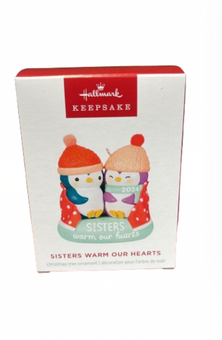 Hallmark 2024 Keepsake Sisters Warm Our Hearts Christmas Ornament New with Box