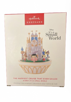 Hallmark 2024 Keepsake Disney It's a Small World Musical Ornament New with Box