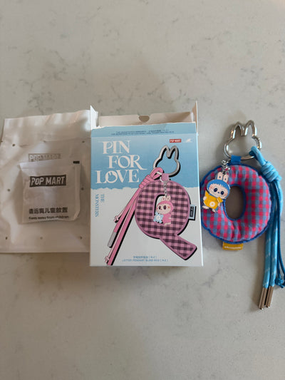 Pop Mart Labubu The Monsters Pin for Love Letter Pendant O Keychain USA New