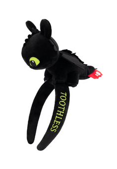 Universal Studios How To Train Your Dragon Plush Toothless Headband Adult New
