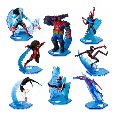 Disney Parks Spider-Man: Across the Spider-Verse Deluxe Figure Set New With Box