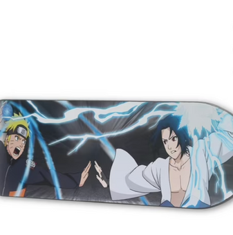 Naruto Metallic Wood Skate Deck Wall Art 22" x6 " Skateboard Collectible NEW