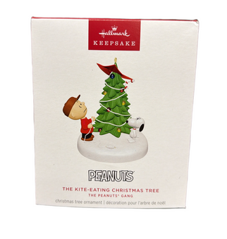 Hallmark The Peanuts Gang The Kite-Eating Christmas Tree Ornament New w Box