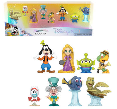 Disney100 Years of Laughter Celebration 8-Pcs Figure Pack Play Toys New with Box