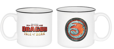 Universal Studios How to Train Your Dragon Isle of Berk Coffee Mug New with Tag