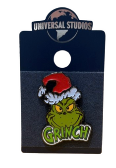 Universal Studios The Grinch Christmas Face Pin New With Tag