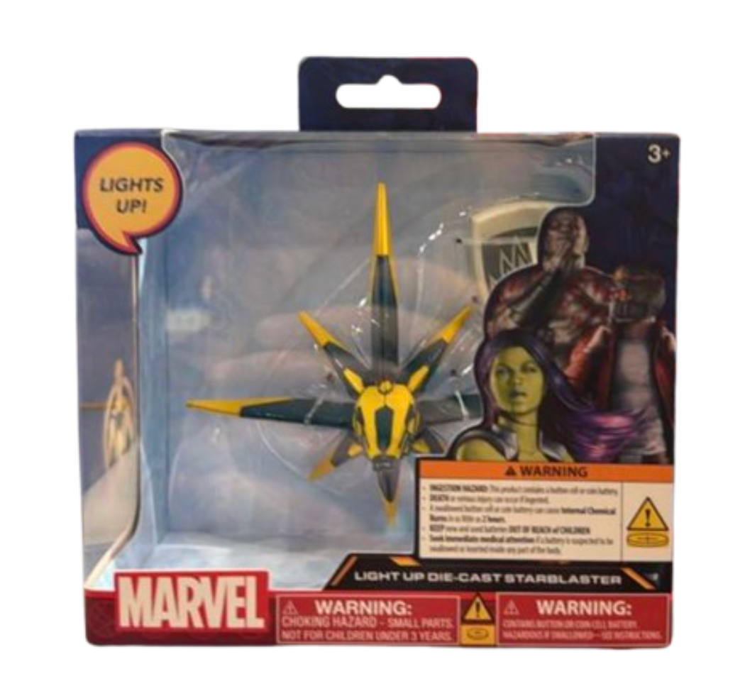 Disney Parks Marvel Light Up Die-Cast Starblaster Toy New with Tag