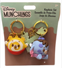 Disney Parks Munchlings Winnie the Pooh & Eeyore Keychain Set New With Tag