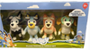 Bluey 4pc Plush Collector Set in Costume Stuffed Animals New with Box