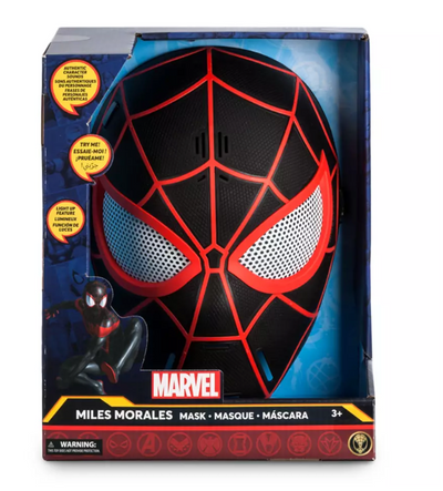 Disney Parks Miles Morales Light-Up Mask Across the Spider-Verse New With Box