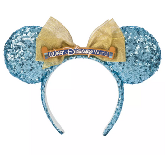 Disney Parks Walt Disney World Marquee Ear Headband for Adults New With Tag