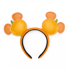 Disney Parks Mickey Pumpkin Jack-o'-Lantern Halloween Ear Headband Adults New